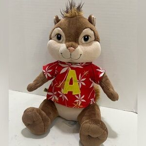 Build-A-Bear Brown and Red Plush U-Shaped Toy